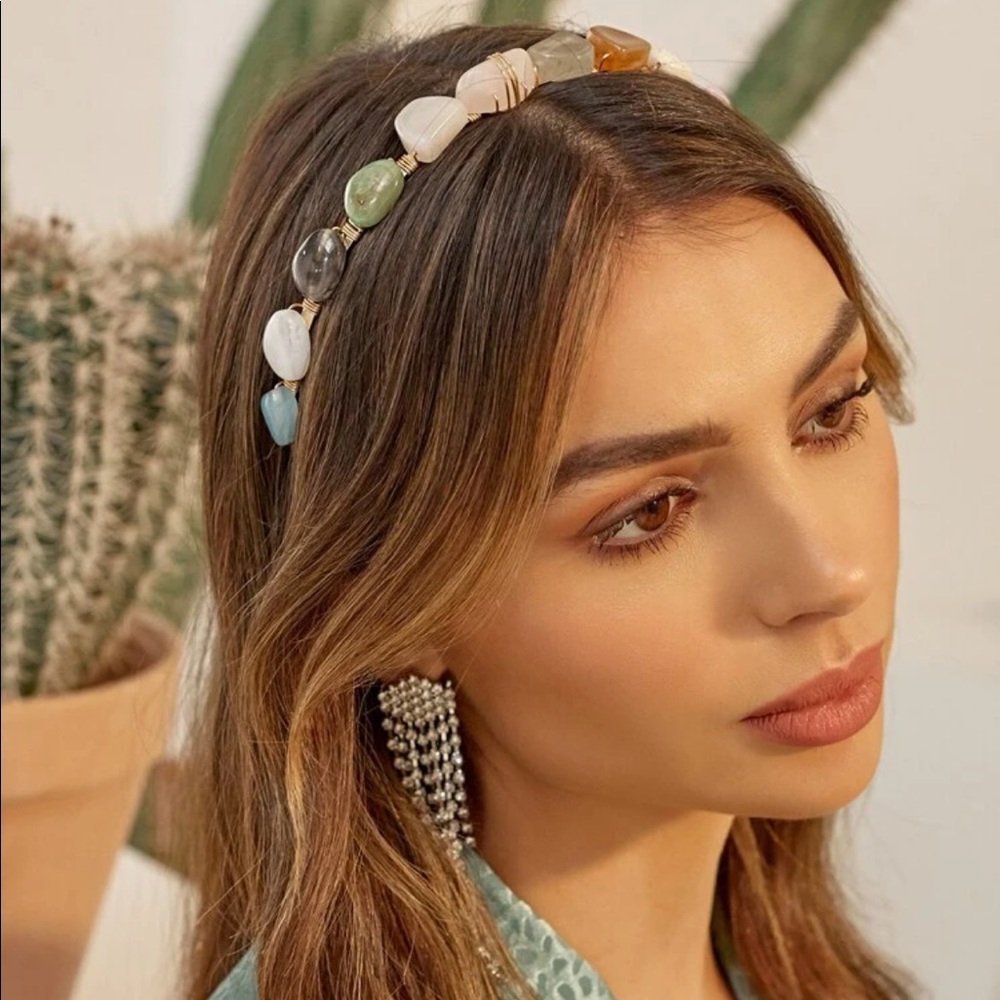 Beautiful resin decor headband